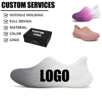 Nouvelles chaussures en maille respirante légères pour l'été, imprimées en 3D, couleur personnalisable, pour les promenades en ville, style streetwear, à enfiler