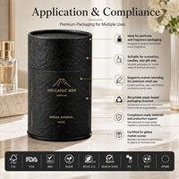 Emballage personnalisé en tube de carton, boîte ronde en kraft de luxe, toutes tailles, impression de logo pour parfum, bougie, cosmétique, cadeau