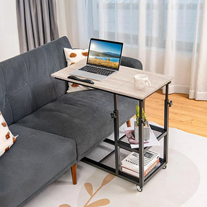 Có Thể Điều Chỉnh Chiều Cao Di Động C Hình Giao Diện Điều Khiển Bảng Lưu Trữ Sạc Trạm Mộc Mạc Thiết Kế Hiện Đại Đồ Nội Thất Phòng Khách Cho Nhà - Product Image 4