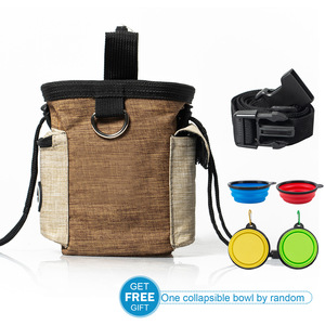 กระเป๋าใส่ขนมสุนัขอเนกประสงค์พร้อมชามพับได้ รับทำโลโก้ตามสั่ง - Product Image 2