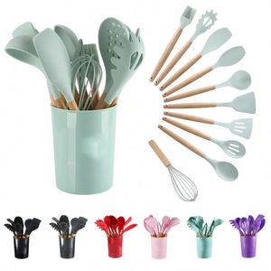 Kitchen Cooking <b>Tools</b> <b>Silicone</b> Kitchenware Utensils Cooking Set Cooking <b>Tools</b> Cookware Set - Product Image 2