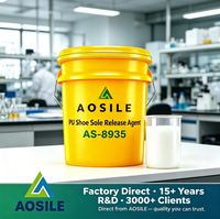 Agente Desmoldante para Suelas de Zapatos de PU AOSILE AS-8935, Agente Desmoldante Ecológico a Base de Agua para el Proceso de Producción de Calzado