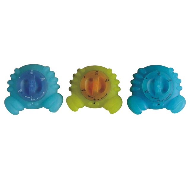Mini Mechanical Countdown Timer Plastic Crab Shape Kitchen Timer