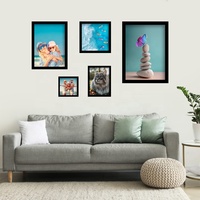 Bingkai foto plastik iklan bingkai poster 16x24 16x30 27x40 inci bingkai foto plastik kustom