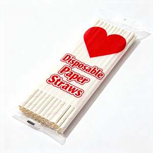 Pajitas de Papel Desechables a Precio Económico, Se Aceptan Personalizaciones, Precio Bajo Directo de Fábrica, Pajitas de Papel Desechables de Primera Calidad - Product Image 2