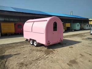 Round Top Mobile Food Trailer, with and air Conditioning Food Trailer Door Lock Food Truck XINJINGYAO - Product Image 4