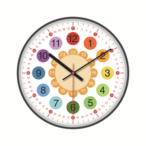 Factory Direct Reida <strong>Telling</strong> The <strong>Time</strong> Learning <strong>Clock</strong> For Kids Silent Teaching <strong>Clocks</strong> Non-ticking Kids For Classroom <strong>Clocks</strong> Kids - Product Image 4