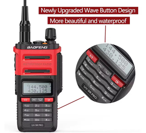 Pour Baofeng <span class=keywords><strong>UV</strong></span>-9R Pro portable VHF et UHF 128 IP68 étanche talkie-walkie avec 2200 Mah longue portée bidirectionnelle pour Radio <span class=keywords><strong>UV</strong></span> <span class=keywords><strong>9</strong></span> Pro - Product Image 4