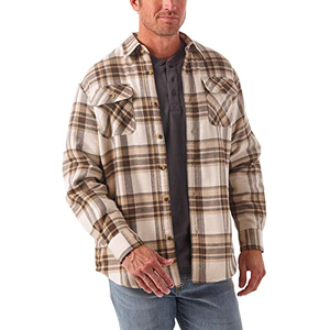 fur lined flannel jacket