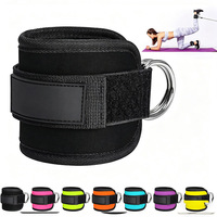 Sangle de cheville épaissie et élargie avec coussin résistant à l'élasticité pour support de cheville et attache de cheville pour bande de résistance