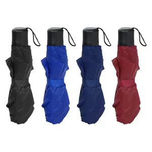Mini parapluie de base, 4 couleurs assorties, parapluie de voyage compact et pliable - Product Image 1
