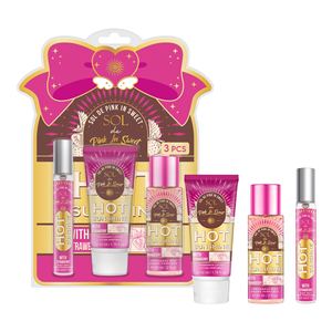 Coffret de Soins Corporels Parfumés Écologiques Longue Durée Thème Vacances d'Été pour Femme – 3 Pièces : Brume Parfumée et Émulsion Portable - Product Image 2