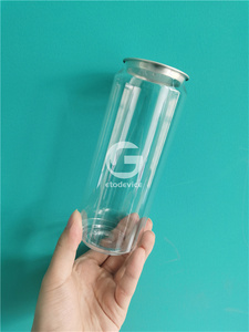 Envase Cilíndrico Transparente de PET de 250ml, 330ml, 350ml, 400ml, 650ml con Tapa Fácil de Abrir para Bebidas Energéticas, Jugos, Té y Café - Product Image 5