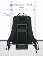 Sac à dos pour ordinateur portable d'affaires personnalisé avec logo CE HoSH, grande capacité, USB, Oxford, extensible, imperméable, fermeture éclair, polyester, unisexe