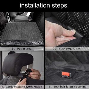 High Quality Waterproof Dog Car Seat Covers for <b>Back</b> Seat Dog Car Hammock <b>Protector</b> Mesh Window Pet Non-slip Dog Car Seat Cover - Product Image 4