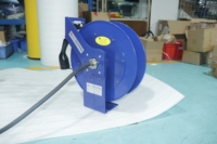 Enrouleur de câble de chargeur EV rétractable 32A, connecteur Type 2, montage mural ou au plafond, enroulement automatique, station de charge rapide EV 22kW