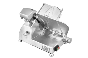 Trancheuse à viande commerciale de luxe 250W en aluminium poli semi-automatique 300MM diamètre de lame coupe-viande nouvel état - Product Image 2