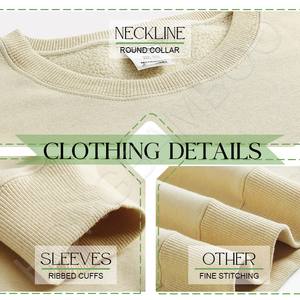 Sweat-shirts décontractés pour hommes à manches longues et col rond, sans capuche, grandes tailles, personnalisables - Product Image 3