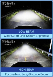 <span class=keywords><strong>Super</strong></span> canbus H15 LED feux de route DRL 36W 4200LM lampe à Led 12v 6000k ampoule de phare ventilateur étanche refroidissement Auto phare Led H15 - Product Image 5