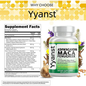 แคปซูลเสริมพลังงานและต้านอนุมูลอิสระจากรากมาคาและอัชวกันดา ยี่ห้อไพรเวทเลเบล พร้อมเสริมภูมิคุ้มกัน ปรับแต่งได้สำหรับผู้ใหญ่ - Product Image 5