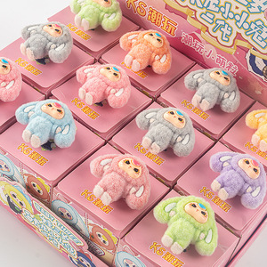 2024 Offre Spéciale 12 pièces mignon floqué Anime Figure ensemble mystère aveugle boîte Yoga Police thèmes en gros à collectionner jouets promotionnels - Product Image 6