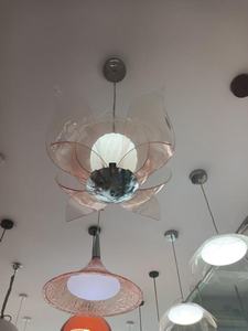 Lámpara Colgante Acrílica con Diseño de Atardecer, Lámpara Colgante Circular de Múltiples Capas, Estilo Bauhaus - Product Image 2