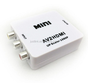 Convertisseur AV vers HDMI HD 1080P Lecture de télévision <span class=keywords><strong>AV2HDMI</strong></span> pour TV PS4 PS5 DVD Xbox Projecteur - Product Image 1