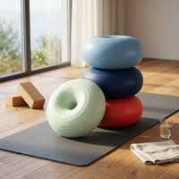 Chaises de yoga gonflables flexibles pour salle de classe, pompe, matériau PVC, diamètre 20-29,9 pouces, entraînement d'équilibre et de stabilité