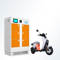 Armoire de chargement de batterie au lithium à 6 fentes avec 4 prises externes