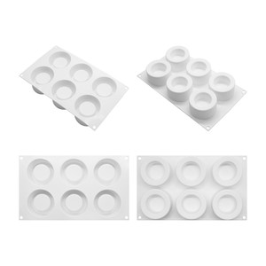 Molde de silicona de Pascua de <span class=keywords><strong>6</strong></span> piezas para pudín vela Mousse pastel utensilios para hornear utensilios de cocina herramientas para pasteles - Product Image 5