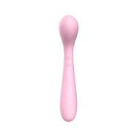 Doppelkopf-Heiz-Vibrationsstab mit 8 Frequenzen, USB-wasserdichter Silikon-Dildo, Vaginalvibrator mit starkem Schock