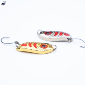 Señuelo de pesca metálico Dragon Li 5g 3.5g 2.5g 1.5g con anzuelo simple con púas, ojos 3D con <span class=keywords><strong>escamas</strong></span> de pez, señuelo para <span class=keywords><strong>trucha</strong></span>, señuelos de pesca giratorios metálicos - Product Image 3