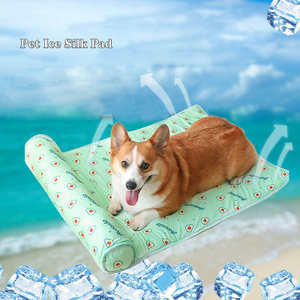 Summer Cooling Pet Cushion Lovely Non Slip Ice Silk <b>Mat</b> Dog Cat <b>Cool</b> Pad <b>Cool</b> Ice Bed For Pet - Product Image 6