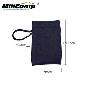 Ensemble de couverts en acier inoxydable portable détachable et pliable pour le camping randonnée voyage survie métal matériel - Product Image 5