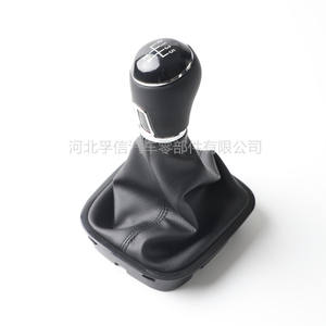 Cache-poussière de levier de vitesses Volkswagen Polo, noir, en plastique PU, 5 ou 6 vitesses, transmission manuelle, pièce de rechange - Product Image 1