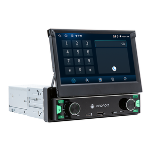 Autoestéreo BQCC 1 Din Universal <span class=keywords><strong>Android</strong></span> 14 con Pantalla Retráctil de 7", Navegación GPS, FM/RDS/AM/BT, CarPlay y Mirror Link, Garantía de 1 Año - Product Image 5