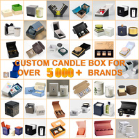 Benutzer definiertes Logo Luxus Tube Candle Magnet Geschenk papier boxen Recycelte magnetische starre Verpackungs boxen für Kerzen