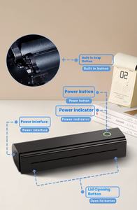 Vente directe d'usine Mini imprimante thermique Bluetooth portable sans encre adaptée à l'étude et à l'utilisation au bureau - Product Image 2