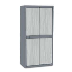 TERRY - 1002563 2 Puertas Gabinete Exterior 89,7x53,7x180 - 4 estantes interiores ajustables-ARMARIOS EAN 8005646025631 - Product Image 1