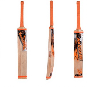 Bate de Cricket de Cuero Kashmir Willow 2026, 34 Pulgadas, 960g, para Mano Izquierda/Derecha, Exclusivo para Adultos con Lámina de Protección, Bate de Hoja Larga - Product Image 2
