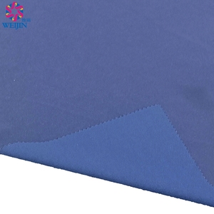 Tissu <span class=keywords><strong>plat</strong></span> en velours doré polyester 75D, largeur 152 cm, poids 210 g, nylon élasthanne, doux, respirant, élastique, échantillon gratuit - Product Image 4