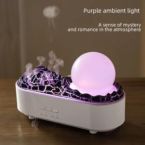 Crystal Ball Humidifier Aromatherapy <b>Light</b> <b>Timer</b> for Bedroom Home Yoga Office Flame Ultrasonic Essential Oil Diffuse - Product Image 6