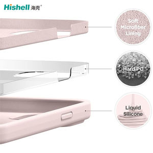 Microfibra Anti-microbica Liquido Gomma di Silicone della copertura del telefono per il <span class=keywords><strong>iPhone</strong></span> <span class=keywords><strong>13</strong></span> <span class=keywords><strong>pro</strong></span> caso di <span class=keywords><strong>max</strong></span> - Product Image 5