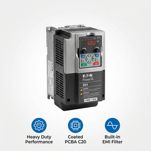 Variador de Frecuencia PowerXL Serie DV1 DV1-349D5NB-C20CX1 de 4kW a 22kW, Trifásico, 380V, Industrial, Alto Rendimiento, IP20 - Product Image 2