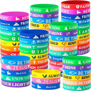 Pulseras de Silicona con Mensaje o Logotipo - Product Image 1