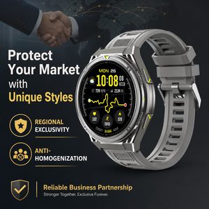 Smartwatch SHUANXIANG X2 <span class=keywords><strong>PRO</strong></span>, Impermeabile <span class=keywords><strong>5</strong></span> ATM, Display AMOLED HD, Barometro, Altimetro, Bussola, Monitoraggio Frequenza Cardiaca, 100+ Funzioni Fitness - Product Image 6