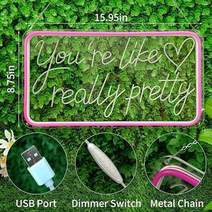 Nouvelle Lumière Néon LED Blanc Chaud Très Esthétique pour Décoration Murale Maison & Centre Commercial, Personnalisable Multi-Couleurs - Product Image 4