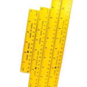 Reglas Escolares de Madera de Doble Cara de 12 Pulgadas (30 cm/15 cm) Personalizadas OEM, Herramienta de Medición para la Escuela y la Familia - Product Image 4