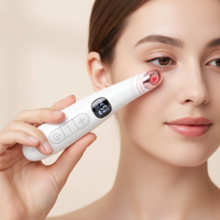Verwarmde Rood Licht Therapie Waterdichte Skincare Wand Gezichts- & Oogmassager Verstevigende Verhelderende Anti-verouderingsverzorging Oogmassage Apparaat