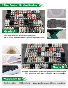 Sepatu Bekas Pemasok Cina Grade B Chaussures d Occasion untuk Anak-Anak Sepatu Bekas Campuran untuk Amerika Selatan - Product Image 3